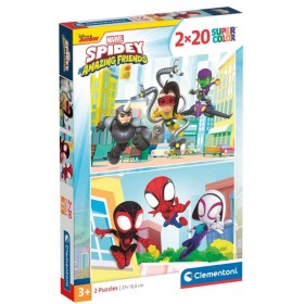 Puzzle Spidey Clementoni 2x20 pièces