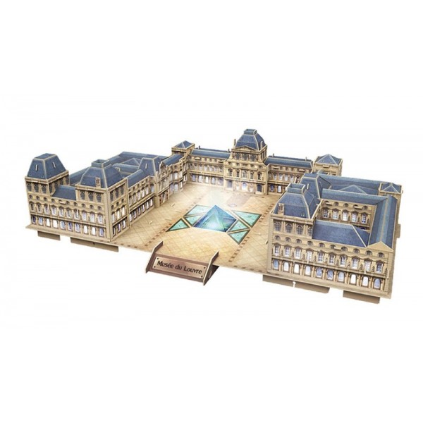 Puzzle 3D Cubic Fun The Louvre LED