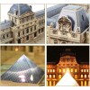 Puzzle 3D Cubic Fun The Louvre LED