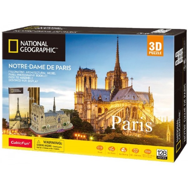 Puzzle 3D Cubic Fun NG Notre Dame de Paris LED