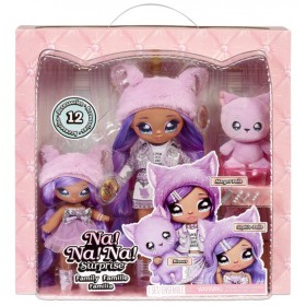 Poupée Peluche NA! NA! NA! Family Surprise Lavender Kitty Family