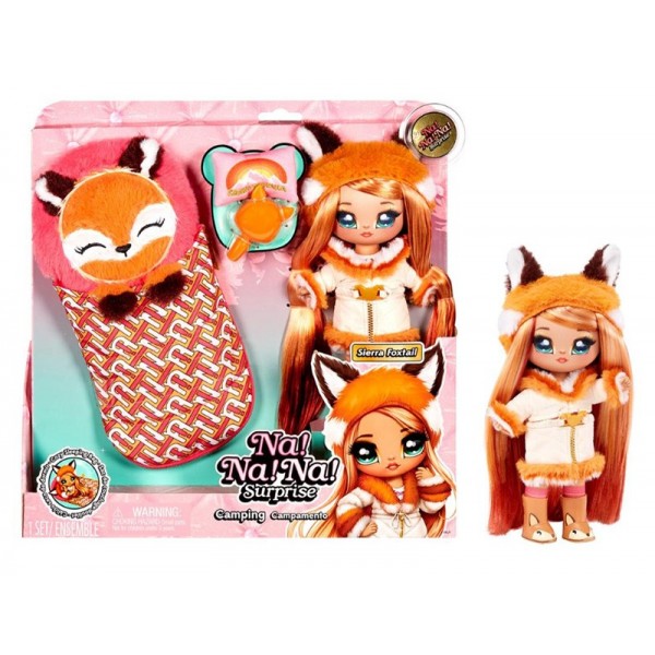 Poupée Peluche NA! NA! NA! Camping Surprise Fox
