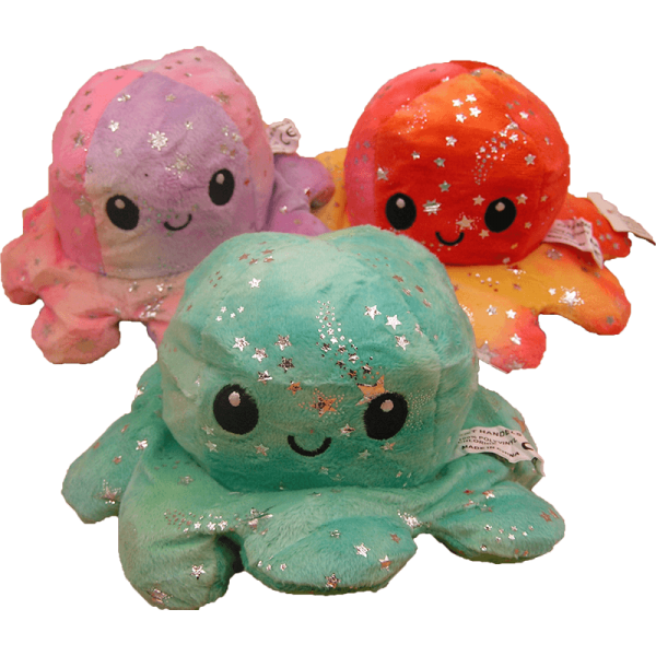 Peluche Octopus Double Face  19cm