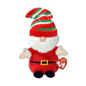 Peluche Ty Beanie Gnome Santa Noel 15cm