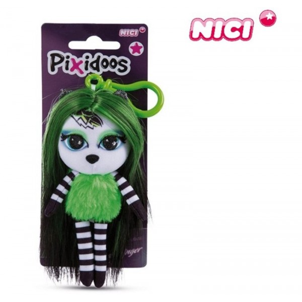 Nici Pixidoos Peluche avec Bagclip 14cm Bami