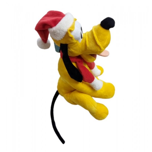 Peluche Disney Noel Pluto 28cm avec son