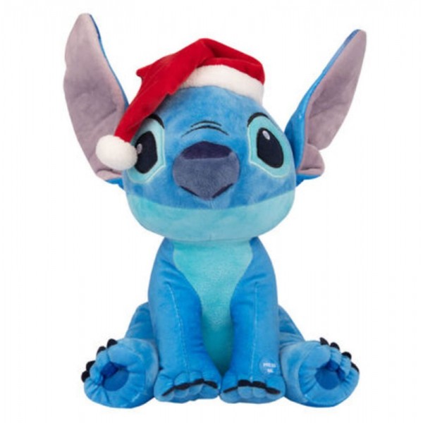 Peluche Disney Noel Stitch 28cm avec son