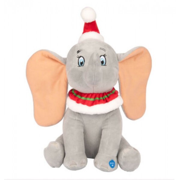 Peluche Disney Noel Dombo 28cm avec son