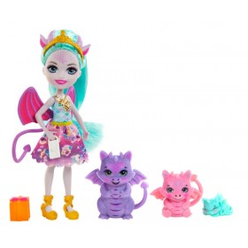 Coffret Royal Enchantimals Famille Deanna Dragon & Dragons