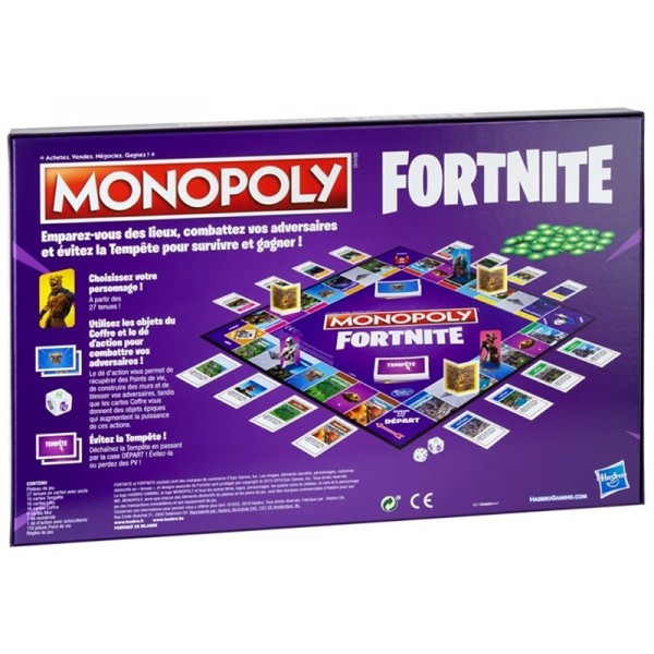 Monopoly Fornite - Jeu de Société Hasbro