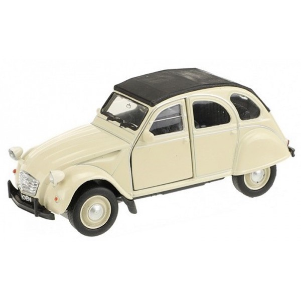 Voiture 2CV Citroën 1:32 avec Toit Ouvrant - Welly