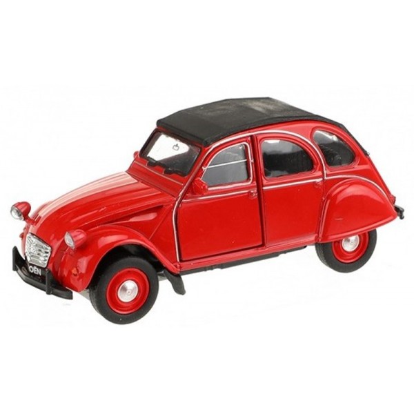 Voiture 2CV Citroën 1:32 avec Toit Ouvrant - Welly