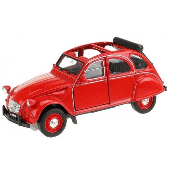 Voiture 2CV Citroën 1:32 avec Toit Ouvrant - Welly