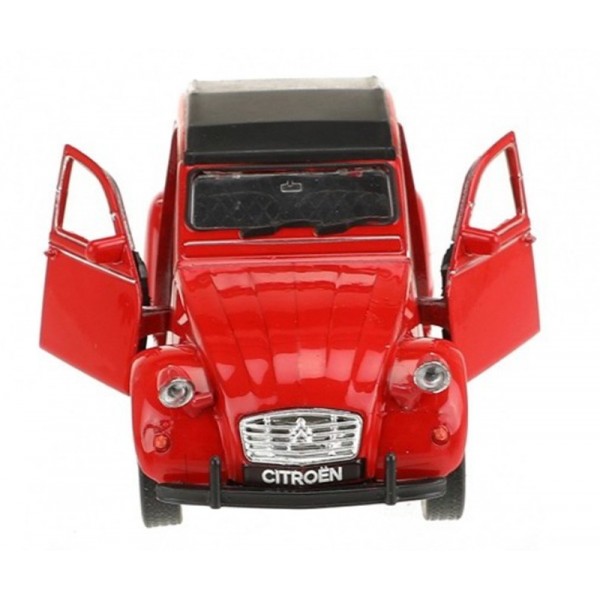 Voiture 2CV Citroën 1:32 avec Toit Ouvrant - Welly