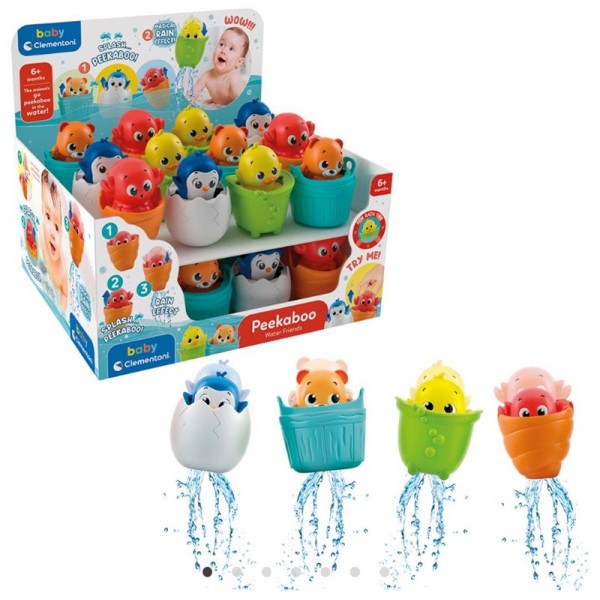 Peekaboo Animaux de Bain - Baby Clementoni