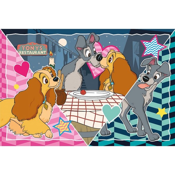 Puzzle Disney 3x48 pièces Supercolor 32x22cm