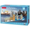Puzzle 3D City Line London LED 107 pièces Cubic Fun