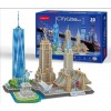 Puzzle 3D City Line New York City Cubic Fun