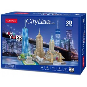 Puzzle 3D City Line New York City Cubic Fun