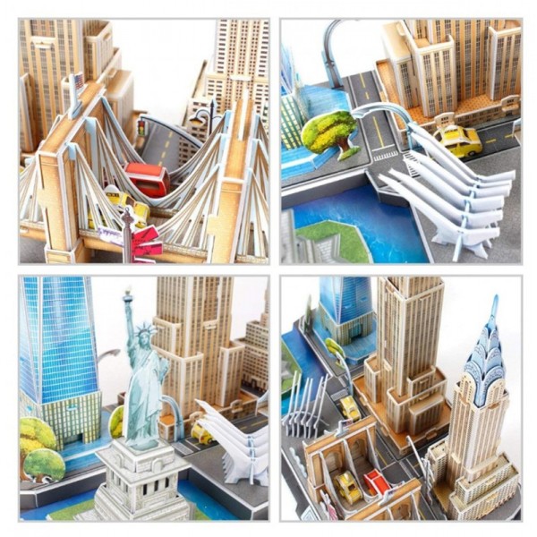 Puzzle 3D City Line New York City Cubic Fun