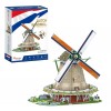 Puzzle 3D Moulin Hollandais Cubic Fun