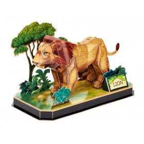 Puzzle 3D Lion Cubic Fun 40 Pièces