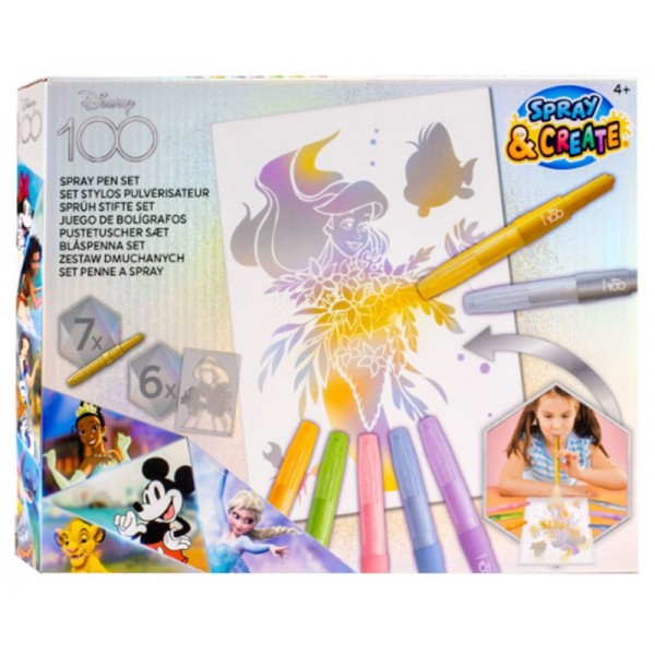 Disney 100 Set Stylos Pulvérisateurs