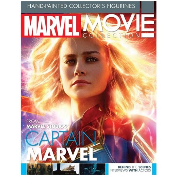 Marvel Movie Figurine Captain Marvel 1:16 et Magazine