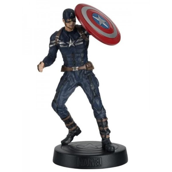 Marvel Movie Figurine Captain America 1:16 et Magazine