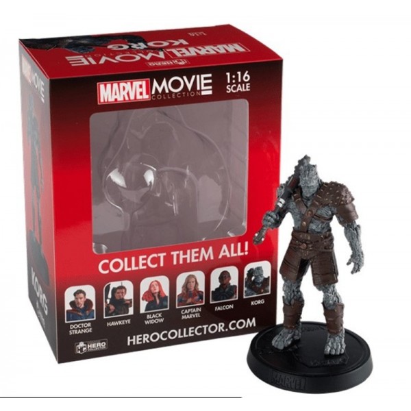 Marvel Movie Figurine Korg Special 18 cm - 1:16 et Magazine