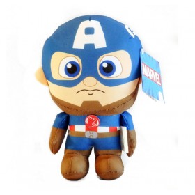 Peluche Marvel Captain America Avec Son 29cm