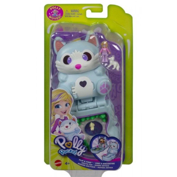 Polly Pocket - Coffret Renard Des Neiges avec Figurines et Accessoires