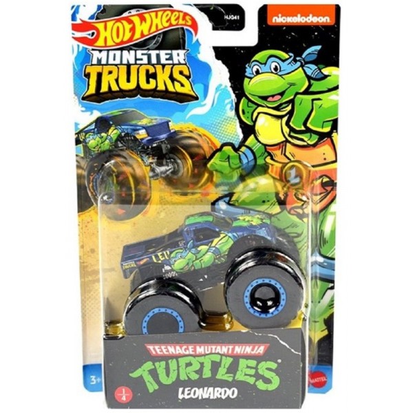 Hot Wheels Monster Trucks Ninja Mutant Leonardo