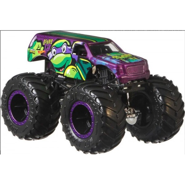 Hot Wheels Monster Trucks Ninja Mutant Donatello 9cm