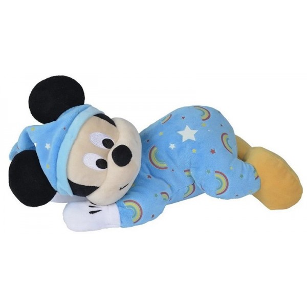 Peluche Disney Mickey Mouse Brille Dans La Nuit 30cm