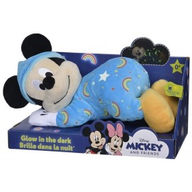 Peluche Disney Mickey Mouse Brille Dans La Nuit 30cm