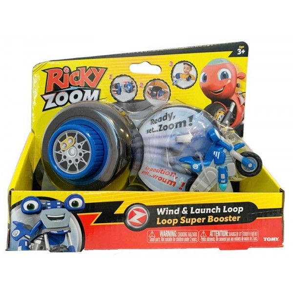 Figurine Ricky Zoom Loop Super Booster avec Lanceur