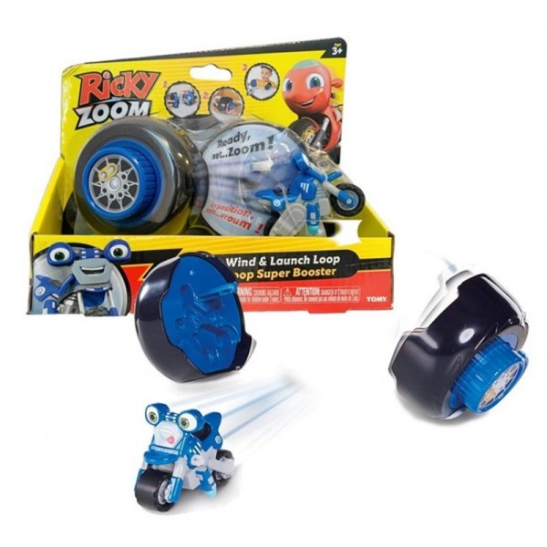 Figurine Ricky Zoom Loop Super Booster avec Lanceur