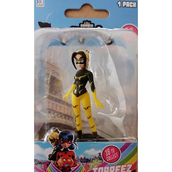 Lot de 12 Figurines Miraculous Topeez