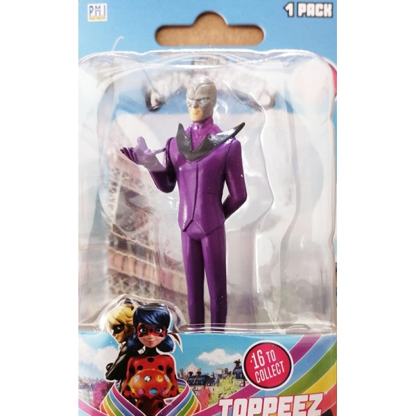 Lot de 12 Figurines Miraculous Topeez