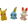 3 Figurines Pokemon Pikachu Sobble Flambino