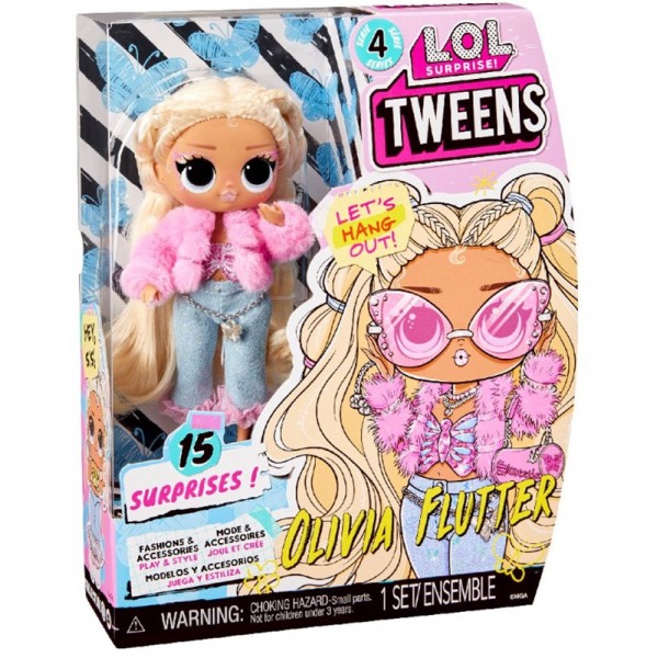Poupée LOL Surprise Tweens Olivia Flutter (Boîte légèrement déformée)