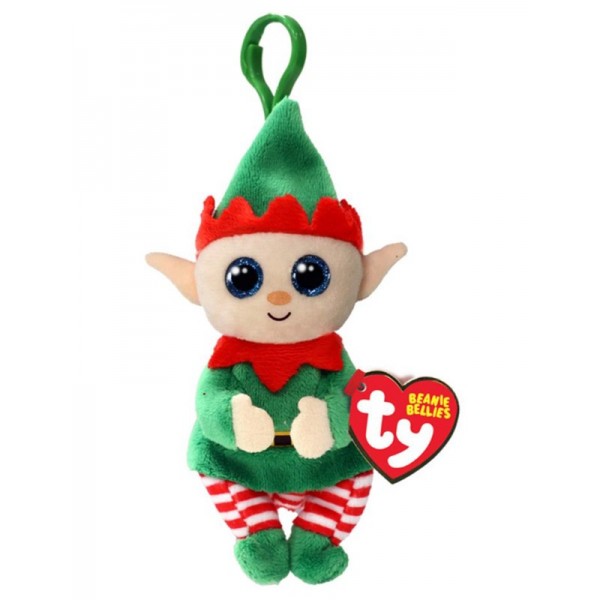Peluche Ty Beanies Boo's Elf Vert Noel 7cm