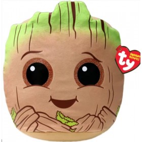 Peluche Ty Marvel Squish a Boo Groot Coussin 20cm