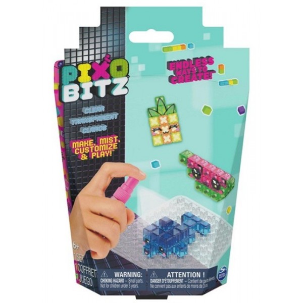 Pixo Bitz Transparent Figurines 3D