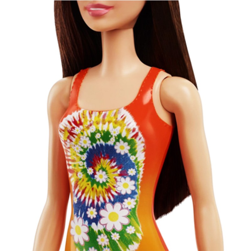 Poupée Barbie Brune Plage - Mattel HDC49