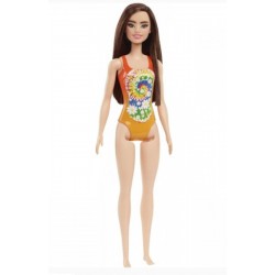 Poupée Barbie Brune Plage - Mattel HDC49