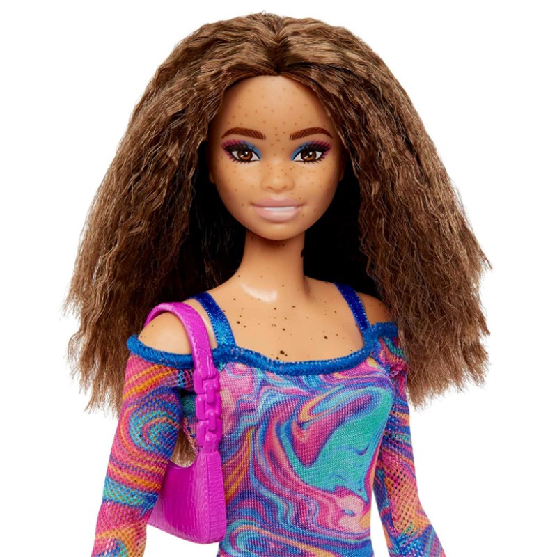 Poupée Barbie Fashionitas Cheveux Crépus et Taches de Rousseur
