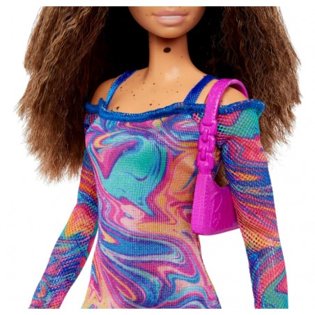 Poupée Barbie Fashionitas Cheveux Crépus et Taches de Rousseur