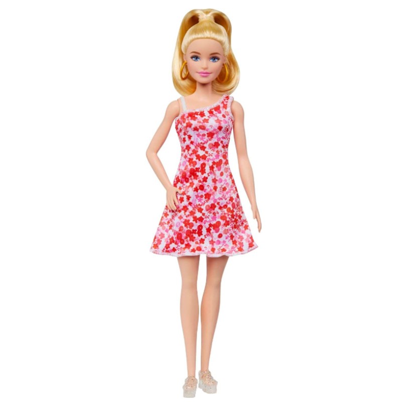 Poupee Barbie Fashionistas Blonde avec Robe a Fleurs